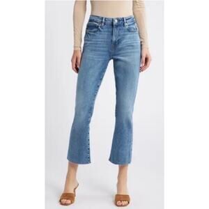 FRAME Denim Le Crop Mini Boot Jeans with Raw Hem in Size 25